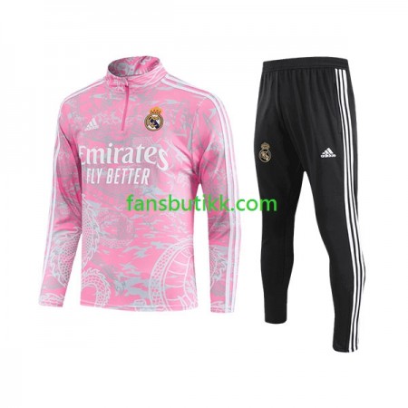 Real Madrid Dragon Rosa Trenings Collegegenser Set 2023-2024